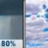 Friday: Rain Showers then Partly Sunny